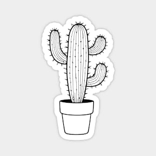 Cactus fine line Magnet