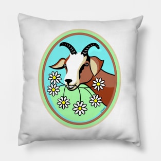 Daisy Goat Pillow