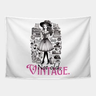 Vintage girl Tapestry