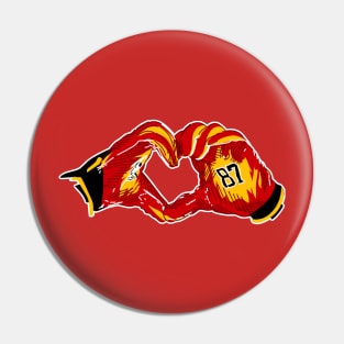 Travis Kelce Heart Pin