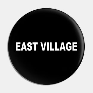East Village White Pin