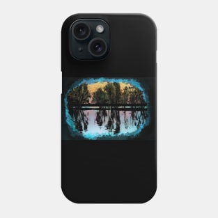 Forest by the lake Phone Case