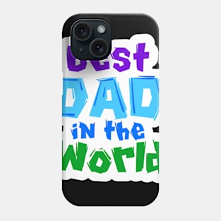 father's day, best dad in the world Phone Case