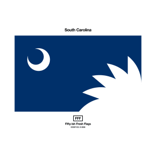 Fifty-ish Fresh Flags - South Carolina T-Shirt