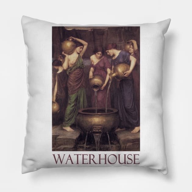 The Danaides by John William Waterhouse Pillow by Naves