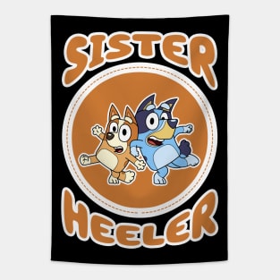 Sister Heeler Tapestry