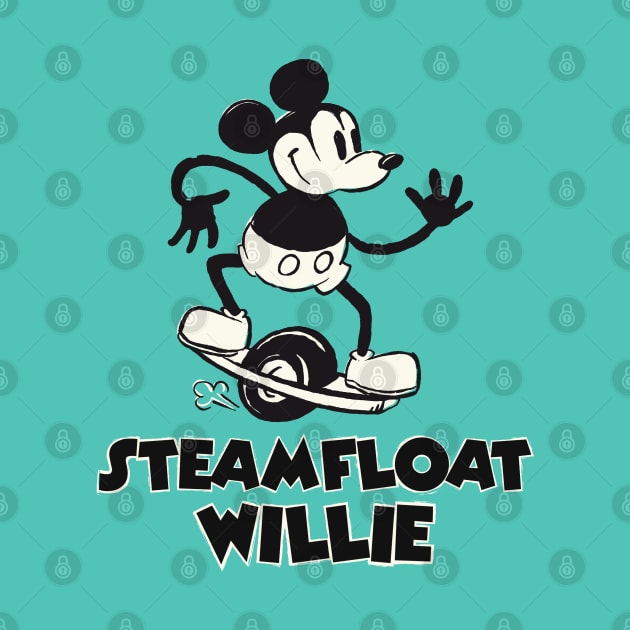 Steamfloat Willie on Onewheel by MonocleDrop