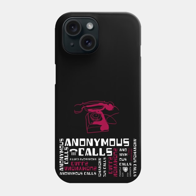 Old school telephone - anonymous calls Phone Case by Qwerdenker Music Merch