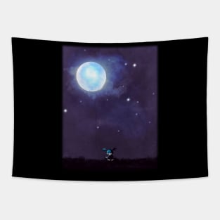 Girl Who Saved The Moon Tapestry