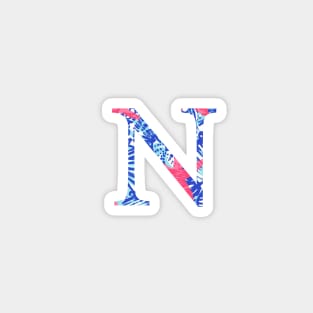 Nu Tropical Letter Magnet