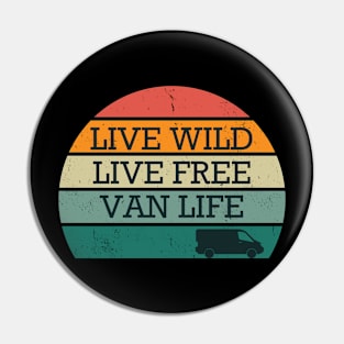 Retro Van Life Pin