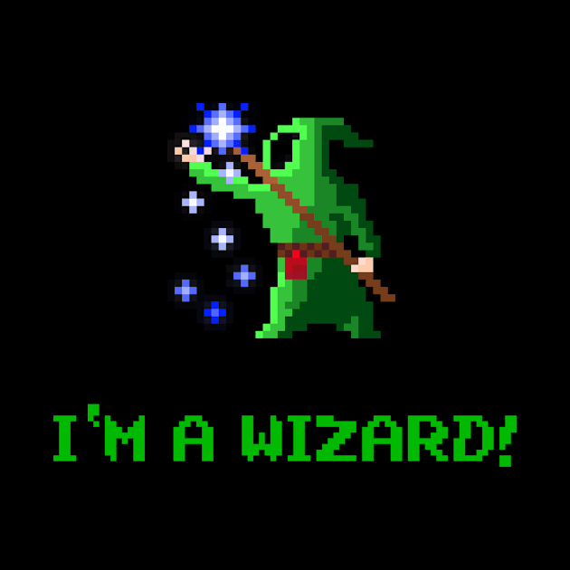 I'm a Wizard green by Mamon