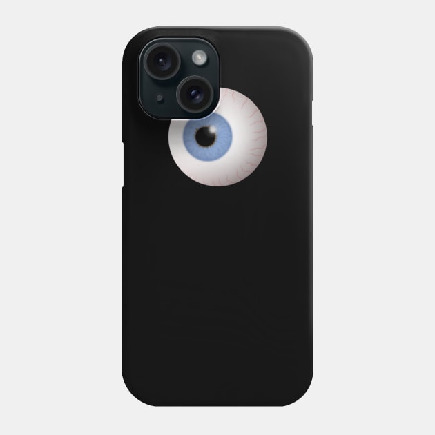 Eyeball of Seeing (Blue) Phone Case by McCraphics