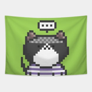 Pixel Cat 131 Tapestry