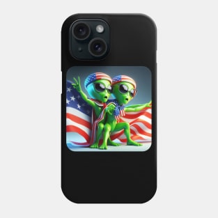 Little Green Men - Alien #3 Phone Case