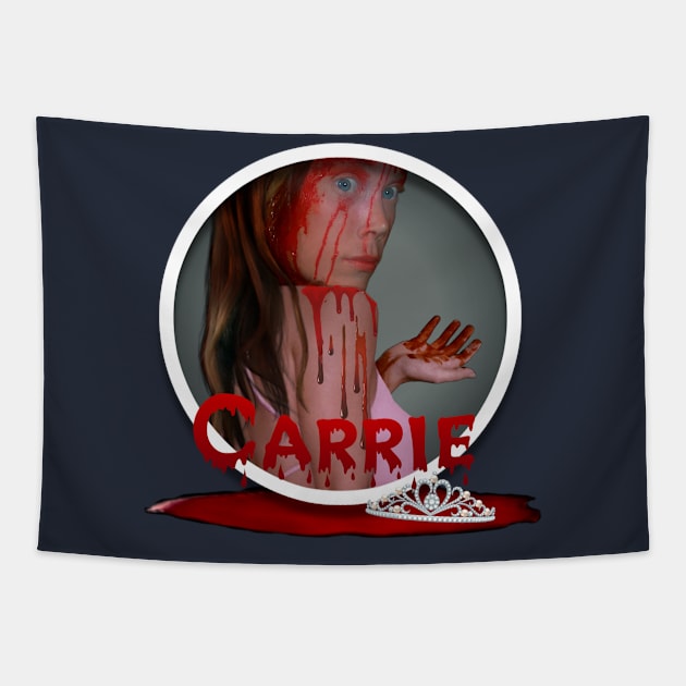 Carrie - Sissy Spacek Tapestry by Zbornak Designs