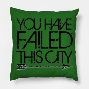 Green Arrow - Failed the City Pillow