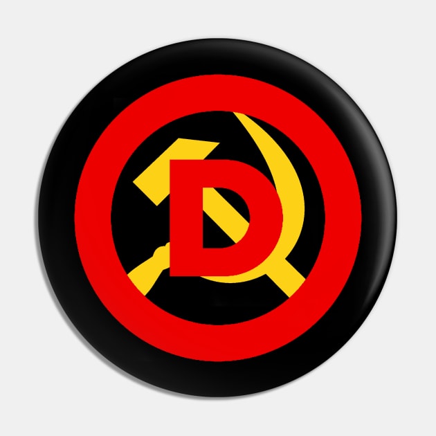 Democratic Communists Pin by Malicious Defiance