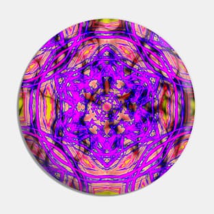 Pink kaleidoscopes in abstract landscape Pin