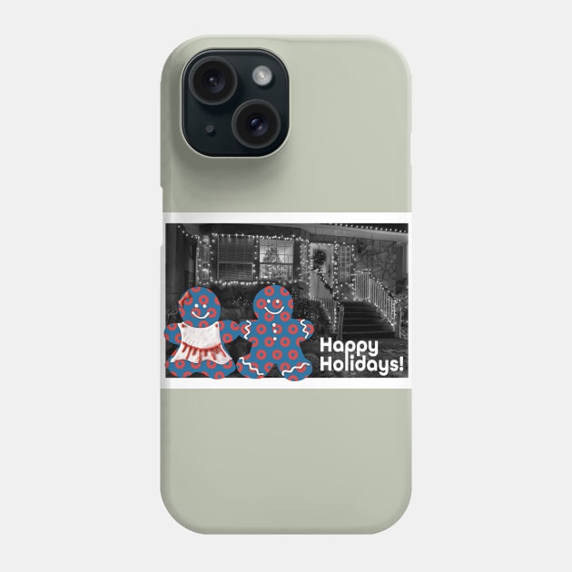 Phish Gingerbread Holiday Greetings Phone Case by NeddyBetty