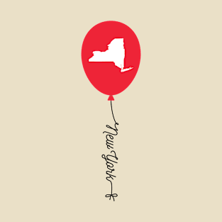 New York State Balloon T-Shirt