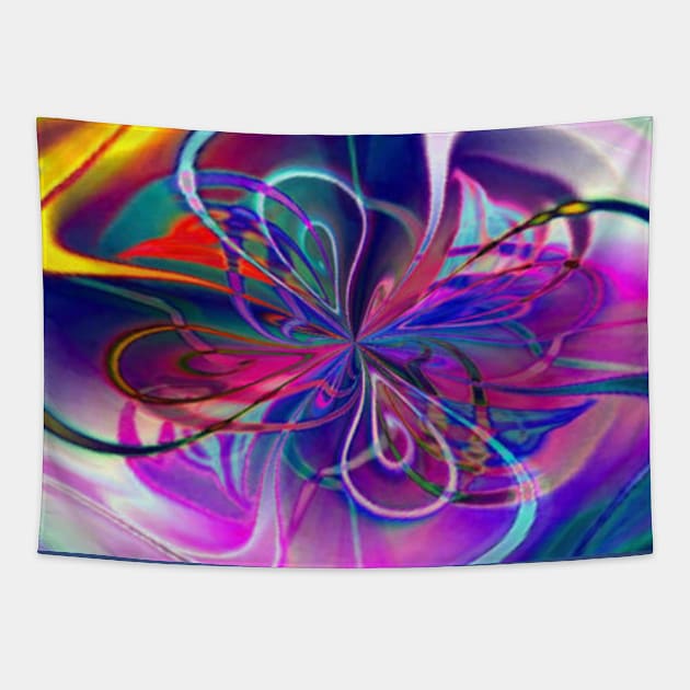 Abstract Painting Pattern 2 Tapestry by dcveta