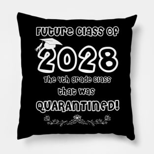 4th Grade Class Quarantined Class of 2028 Pillow