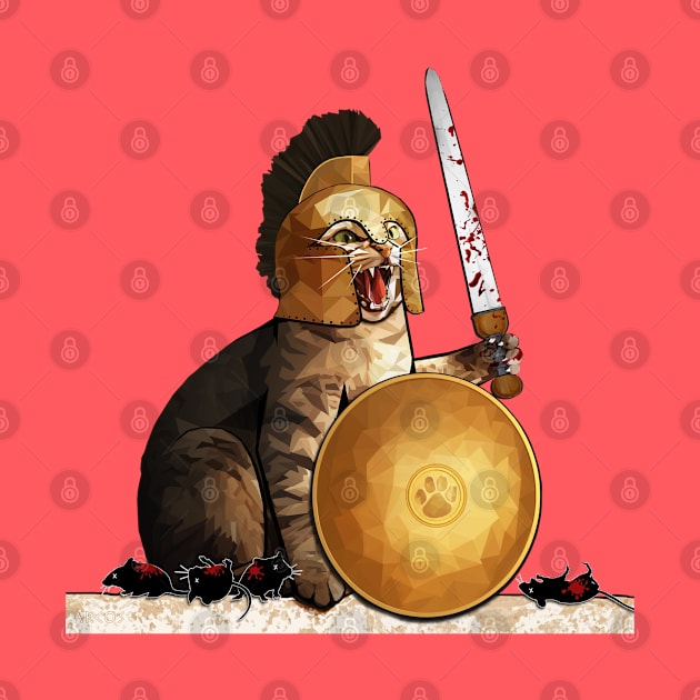 Spartan cat by cristianvan