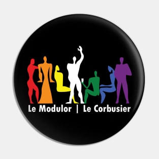 Le Corbusier Modulor Love is Love Party Pin