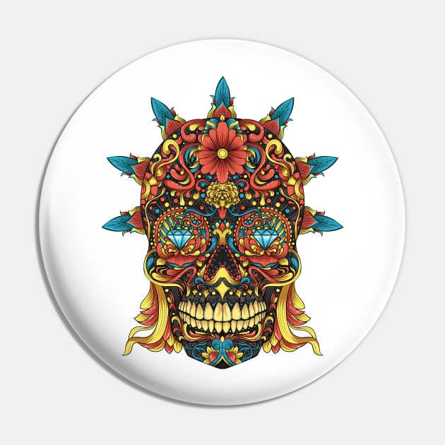 Sugar skull Pin by Harsimran_sain