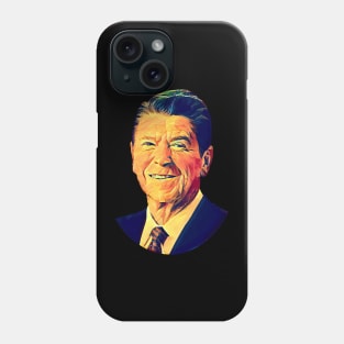 Ronald Reagan Polypaint Phone Case