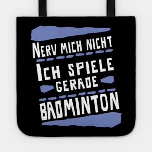 Badminton Federball Männer Frauen Spruch Tote