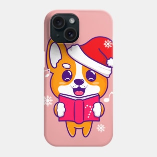 Corgi Christmas Carols Phone Case