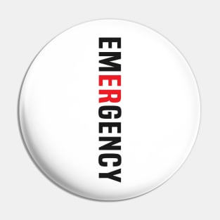 Emergency Department Emergency Room Nurse Healthcare Pin