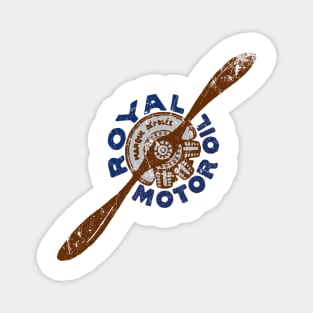 Royal Motor Oil Magnet