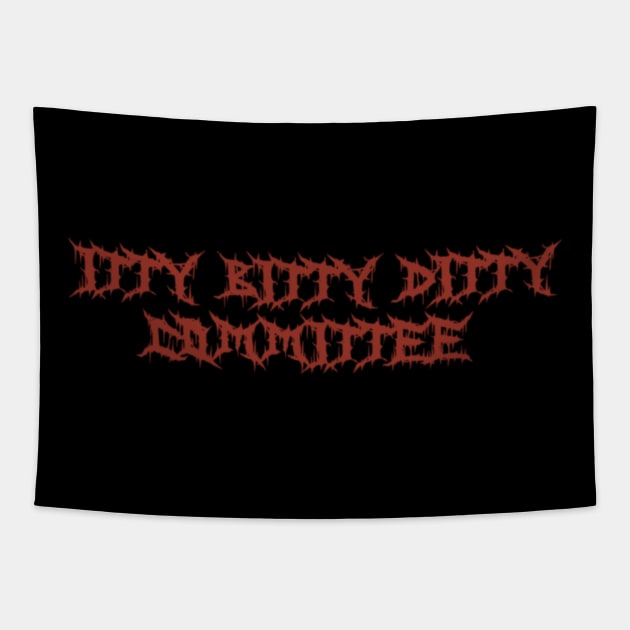 Itty Bitty Ditty Committee Tapestry by Tommymull Art 