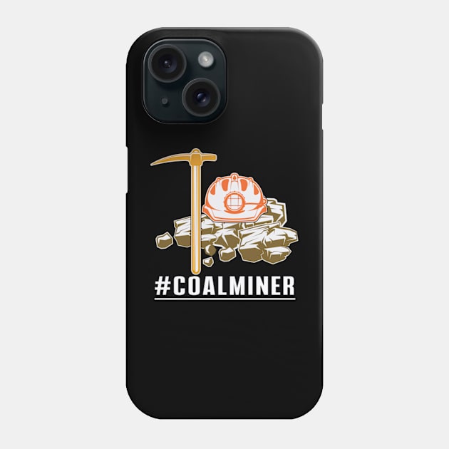 Coal Miner Phone Case by WyldbyDesign