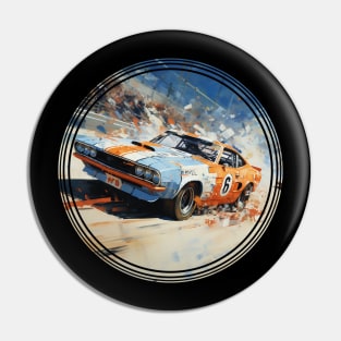 70s Racing Style Pin