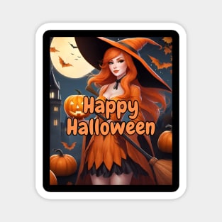 Halloween Witch Magnet