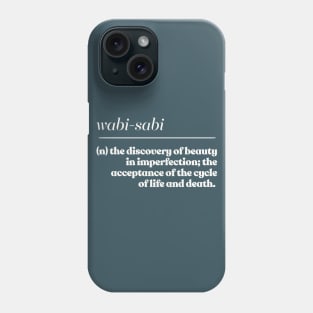 Wabi-Sabi / Cute Japanese Phrase Typography Design Phone Case