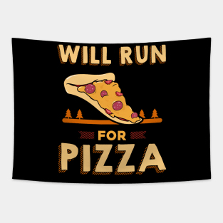 Will run for pizza Tapestry