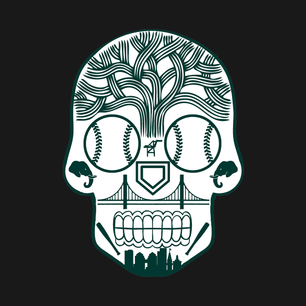 Oakland Sugar Skull by StickyHenderson