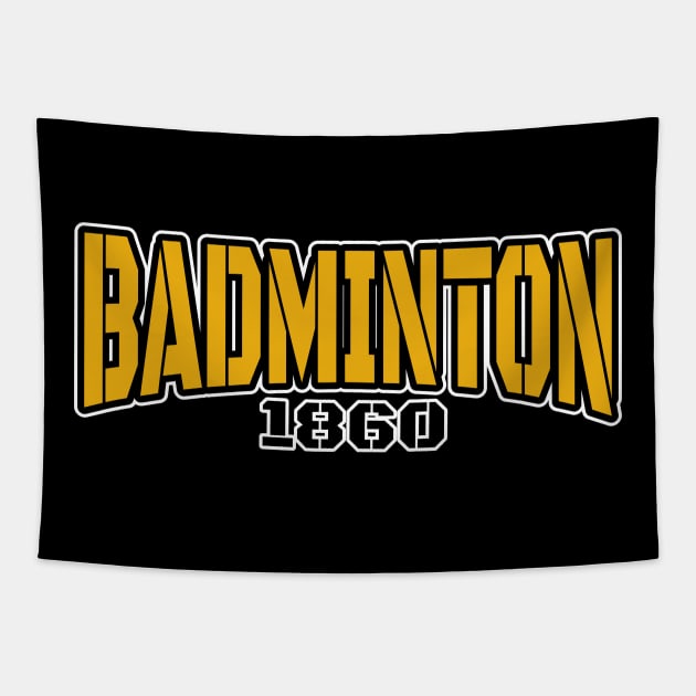 badminton Tapestry by SpaceImagination