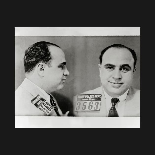 Al Capone Mug Shot, 1931. Vintage Photo by historyphoto