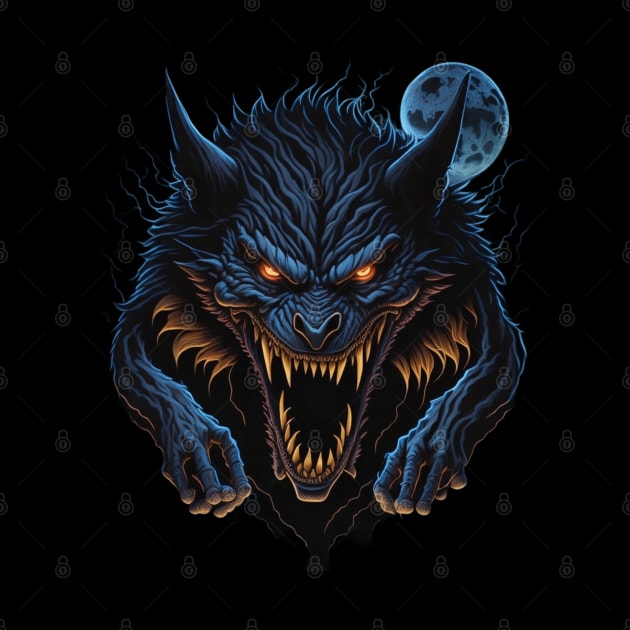 Halloween werewolf shirt by Crostreet