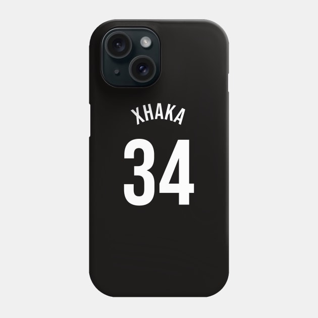 Granit Xhaka Away Kit – 2022/23 Season Phone Case by GotchaFace