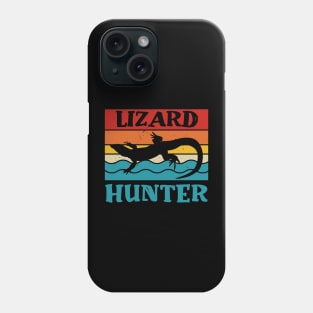 Lizard Hunter Mens Womens Funny Reptile Lover Phone Case