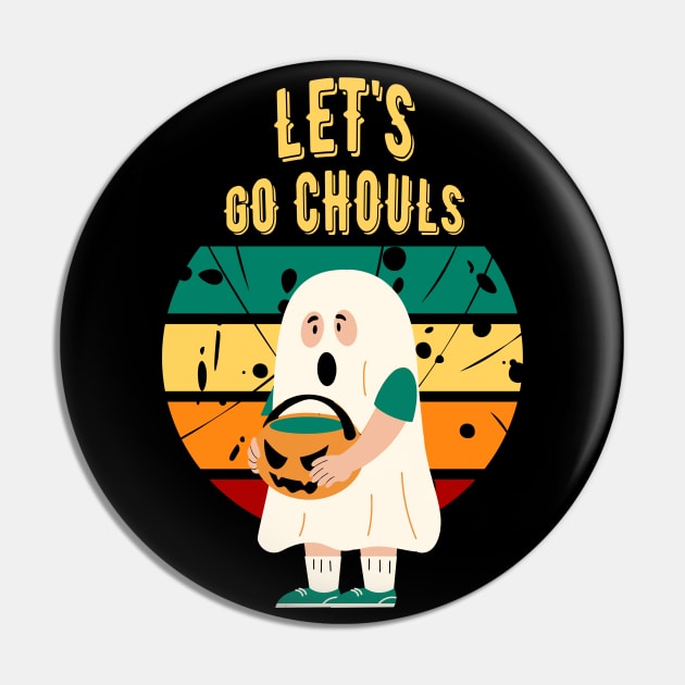 Let's Go Ghouls Pin by Myartstor 