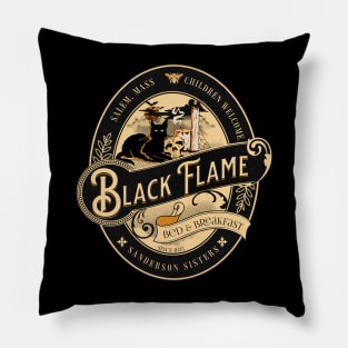 Sanderson Sisters Black Flame Bed & Breakfast Pillow