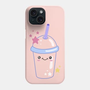 Cocktail. Kawaii character. Milk shake. smoothie Phone Case